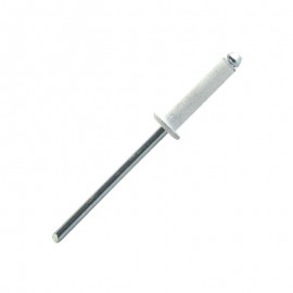 standardowy nit zrywalny - aluminium/stal - kołnierz standardowy - RAL9003
