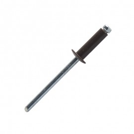 standardowy nit zrywalny - aluminium/stal - kołnierz standardowy - RAL8014